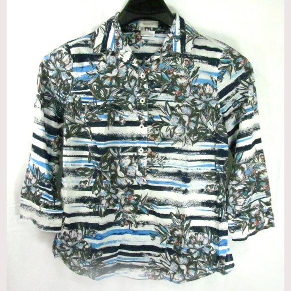 Van Heusen Pullover Shirt Size S/P Multi Color - Picture 1 of 4